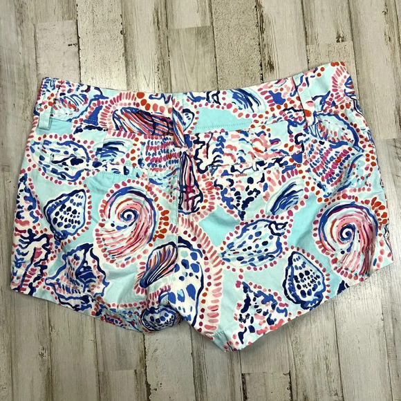 Lilly Pulitzer The Walsh Short Shell Me About It Size 0 Multicolor Summer Casual - Picture 5 of 5